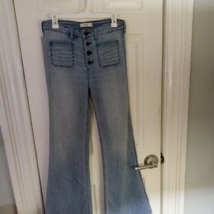 Abercrombie & Fitch High-Waist Flares Size 6 W 28